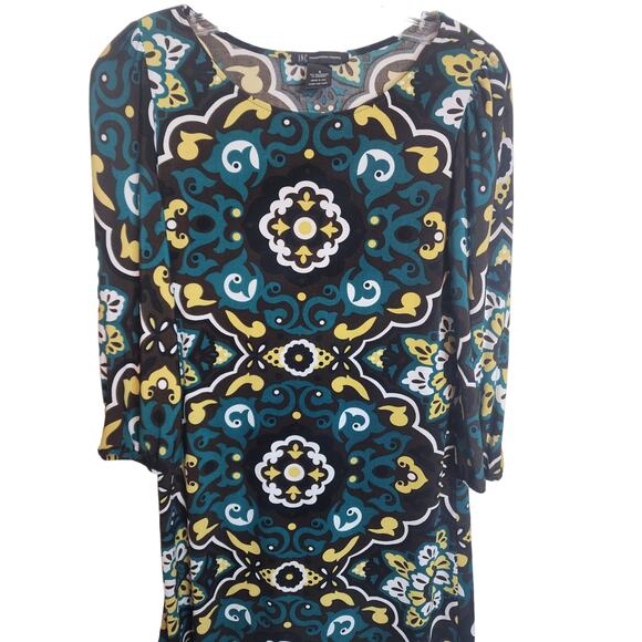 INC  Tunic, 3/4 Sleeves, Crew Neck, Small - Picture 2 of 5